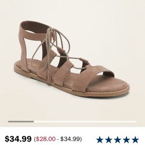 Old navy gladiator sandal